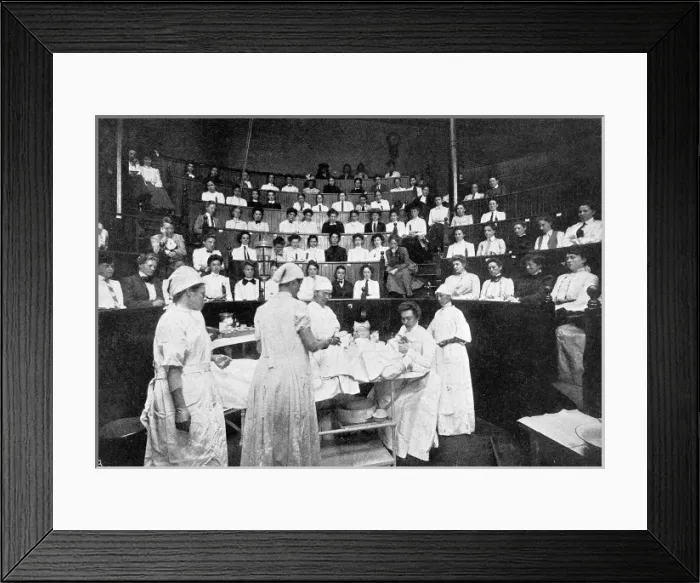 Framed Print : Female doctors in training Framed Print : Female doctors in training
