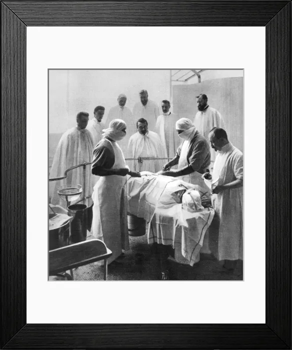 Framed Print : Taking precautions against infection Framed Print : Taking precautions against infection