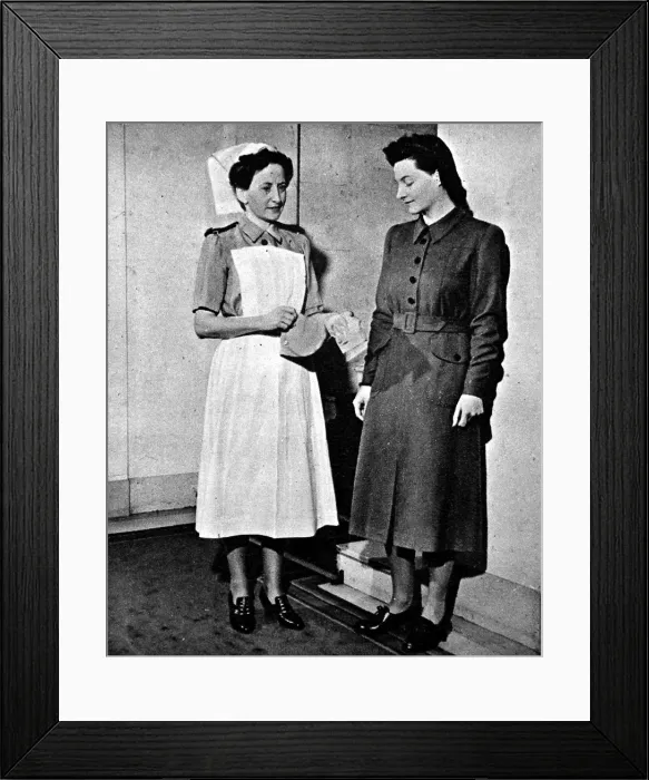 Framed Print : Uniforms of state registered nurses Framed Print : Uniforms of state registered nurses