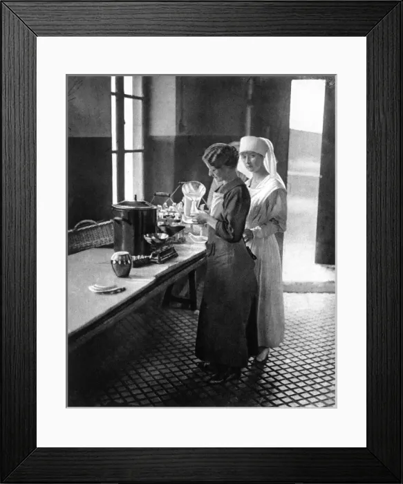 Framed Print : American Red Cross in France