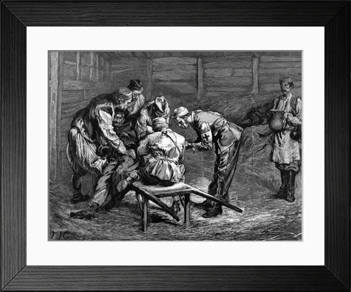 Framed Print : The Red Cross at work Framed Print : The Red Cross at work