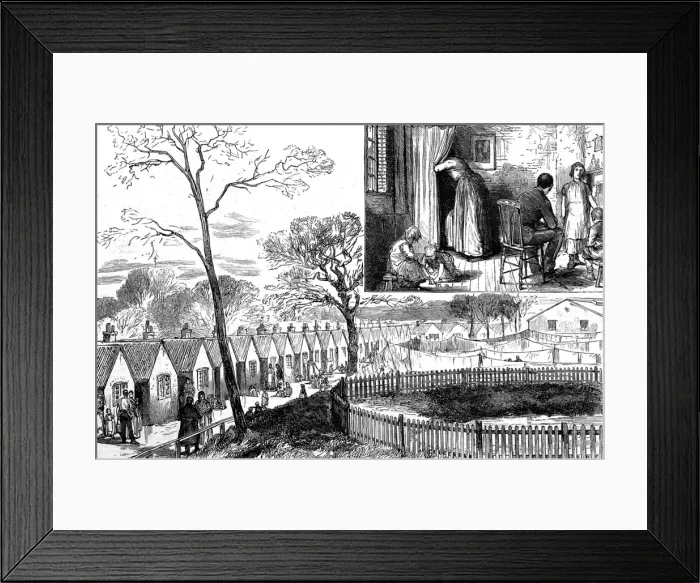 Framed Print : Diphtheria at Woolwich Framed Print : Diphtheria at Woolwich