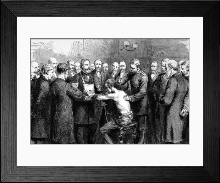 Framed Print : Dr Kochs treatment for consumption