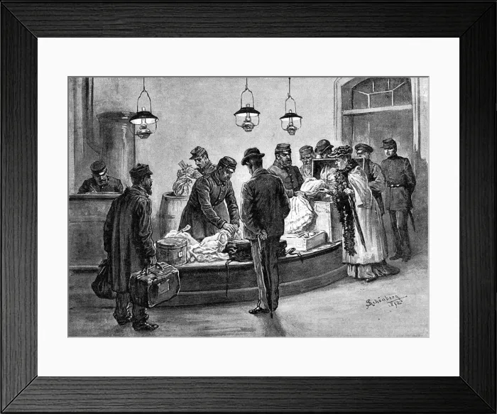 Framed Print : Cholera in Hamburg Framed Print : Cholera in Hamburg