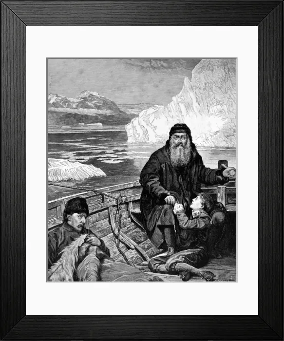 Framed Print : The Last Voyage of Henry Hudson Framed Print : The Last Voyage of Henry Hudson