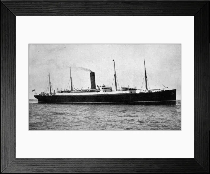 Framed Print : RMS Carpathia, 1903 Framed Print : RMS Carpathia, 1903