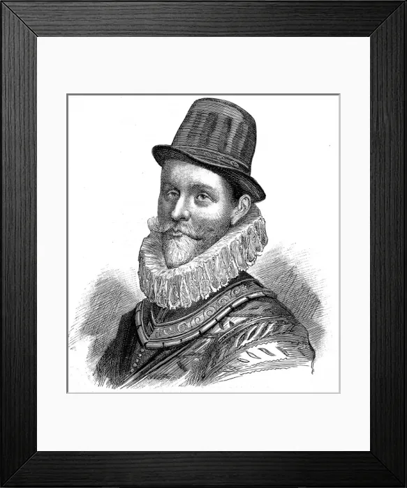 Framed Print : Sir John Hawkins (1532-1595)