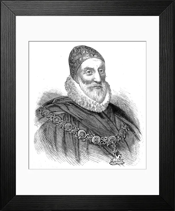 Framed Print : Charles Howard, 1st Earl of Nottingham (1536-1624)