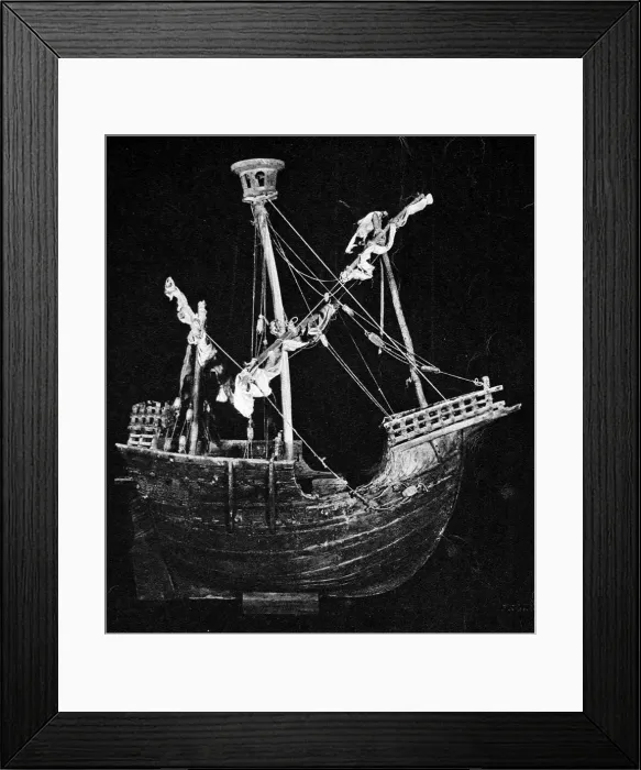 Framed Print : The Mataro Votive Ship Model, 1930 Framed Print : The Mataro Votive Ship Model, 1930