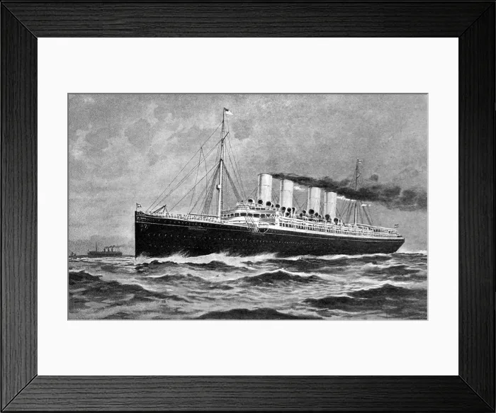 Framed Print : SS Deutschland, 1900 Framed Print : SS Deutschland, 1900