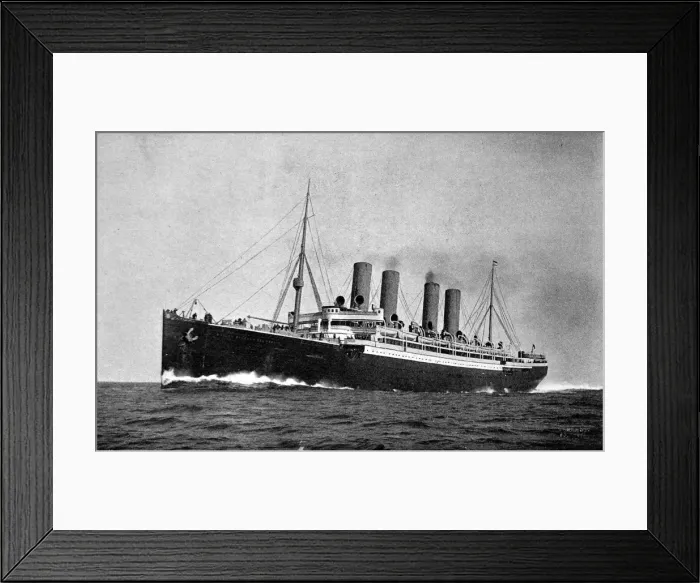 Framed Print : SS Kaiser Wilhelm der Grosse, 1900 Framed Print : SS Kaiser Wilhelm der Grosse, 1900