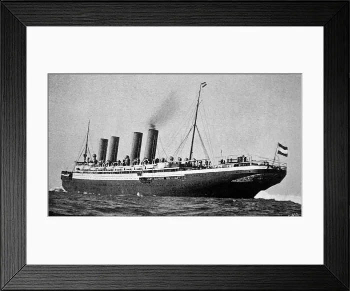 Framed Print : SS Kaiser Wilhelm der Grosse, 1900