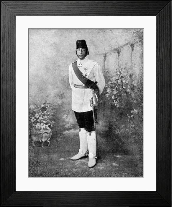 Framed Print : The Sultan of Morocco, 1906 Framed Print : The Sultan of Morocco, 1906