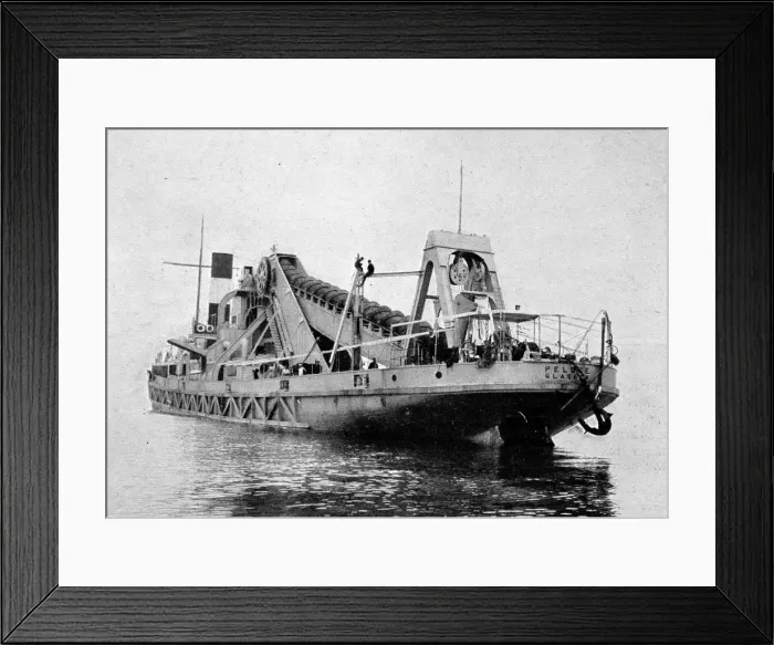 Framed Print : SS Peluge, 1912