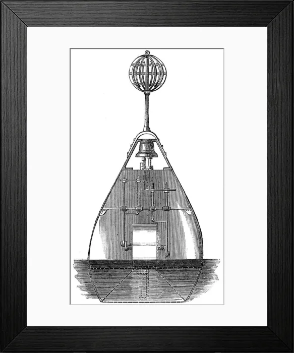 Framed Print : Alarm Buoy, 1858 Framed Print : Alarm Buoy, 1858