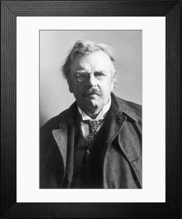 Framed Print : Gilbert Keith Chesterton Framed Print : Gilbert Keith Chesterton