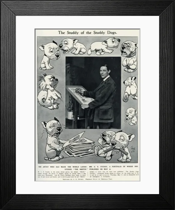 Framed Print : George Ernest Studdy Framed Print : George Ernest Studdy