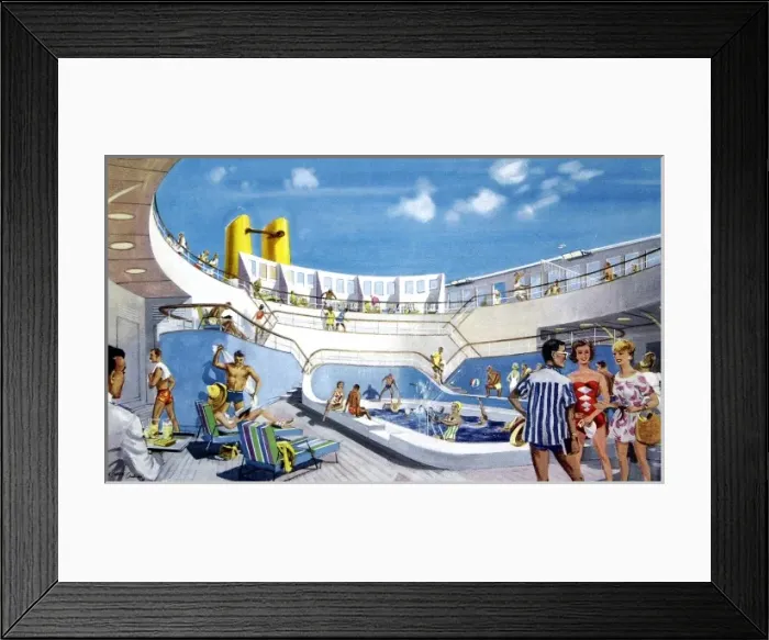 Framed Print : Canberra: the swimming-pool Framed Print : Canberra: the swimming-pool