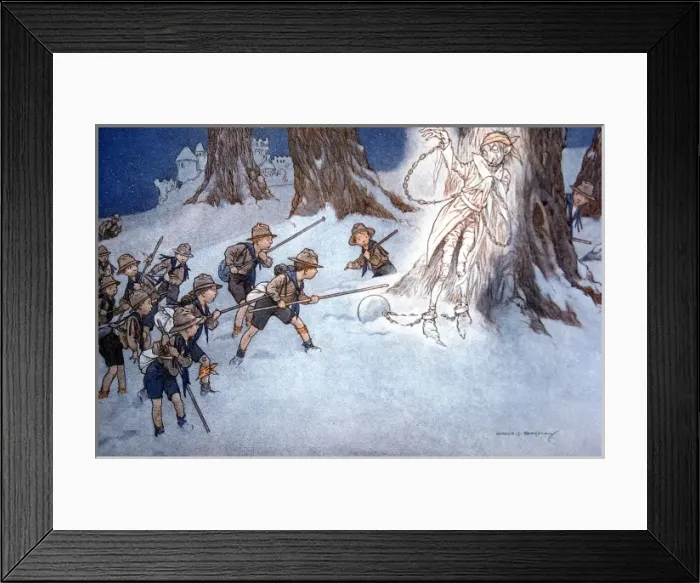 Framed Print : Not in the Scouts Rules! Tracking the Ghost Framed Print : Not in the Scouts Rules! Tracking the Ghost