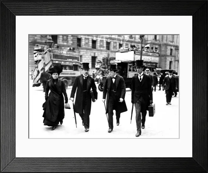 Framed Print : Churchill and Lloyd George