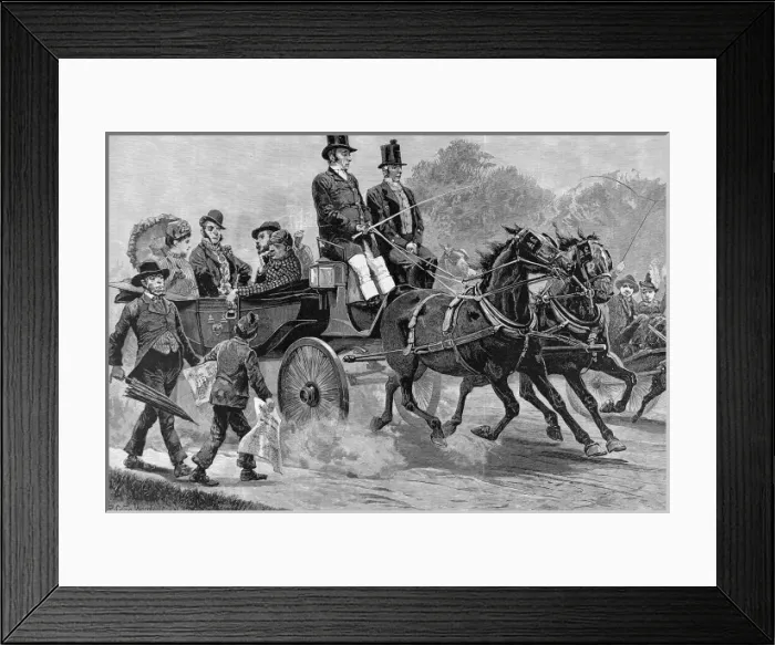 Framed Print : The General Election: On the way to the Poll Framed Print : The General Election: On the way to the Poll