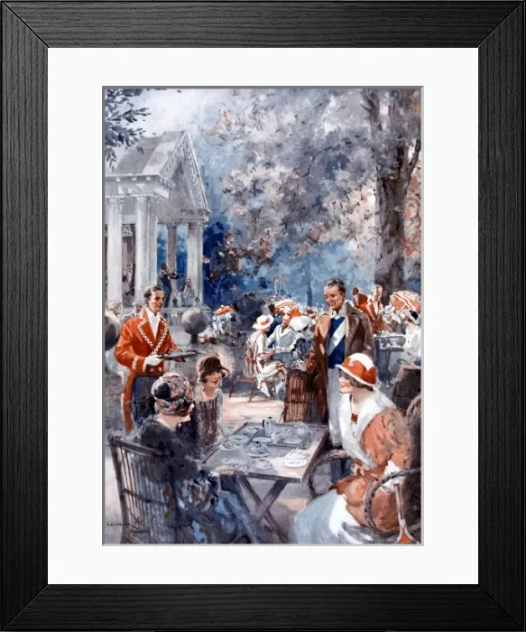 Framed Print : A Club of all the Sports: A famous London Society Resort by Framed Print : A Club of all the Sports: A famous London Society Resort by