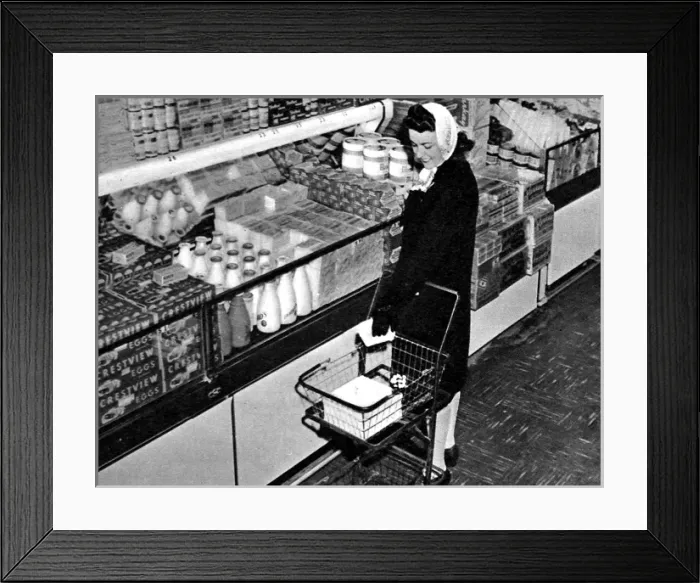 Framed Print : Household Shopping without Tears
