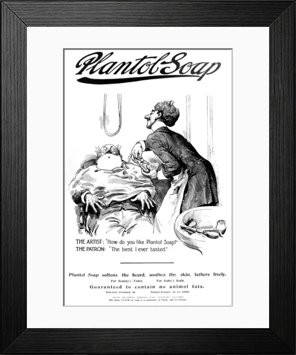 Framed Print : Plantol Soap Framed Print : Plantol Soap
