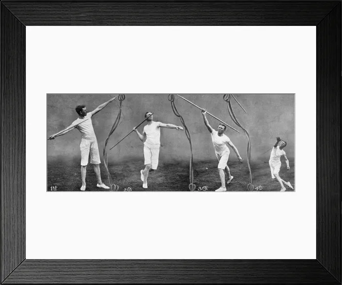 Framed Print : Javelin - Olympic Games, London 1908 Framed Print : Javelin - Olympic Games, London 1908