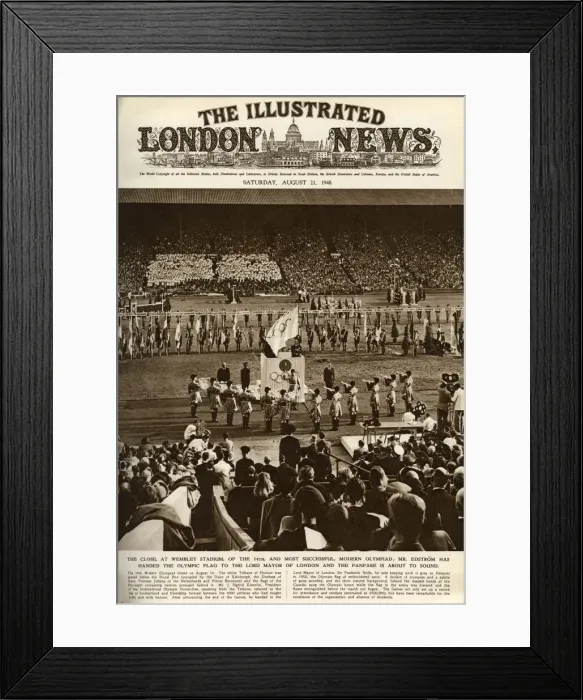 Framed Print : Close of the 1948 Olympic Games Framed Print : Close of the 1948 Olympic Games
