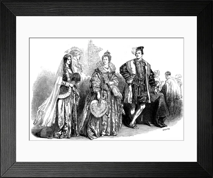 Framed Print : The Spitalfields Ball, 1848 Framed Print : The Spitalfields Ball, 1848