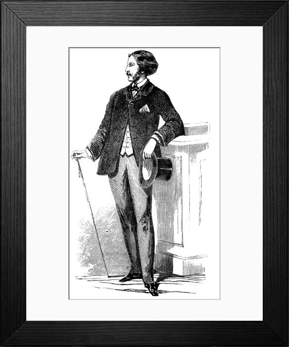 Framed Print : Paris fashions for September, 1851 Framed Print : Paris fashions for September, 1851
