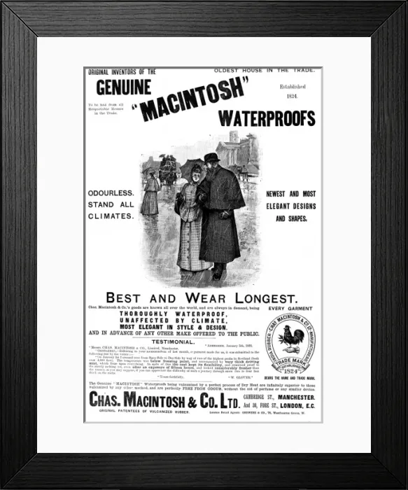Framed Print : Macintosh advertisement, 1891 Framed Print : Macintosh advertisement, 1891