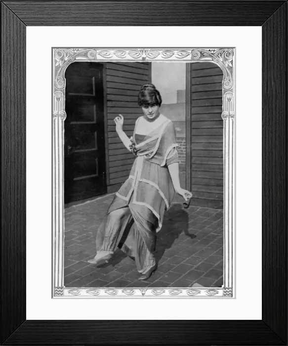 Framed Print : The Tango trouser, 1913 Framed Print : The Tango trouser, 1913