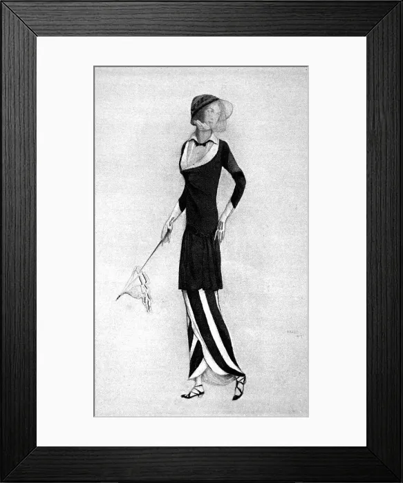 Framed Print : Futurist designer dress, 1913 Framed Print : Futurist designer dress, 1913