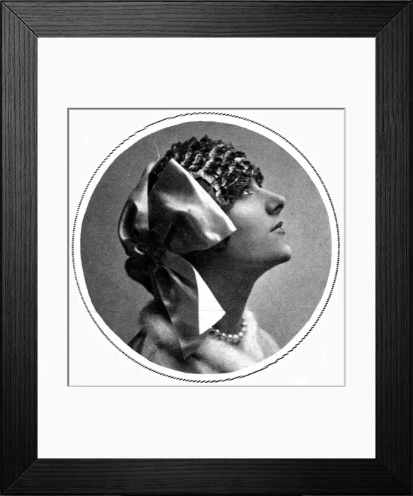 Framed Print : A boudoir cap, 1927 Framed Print : A boudoir cap, 1927