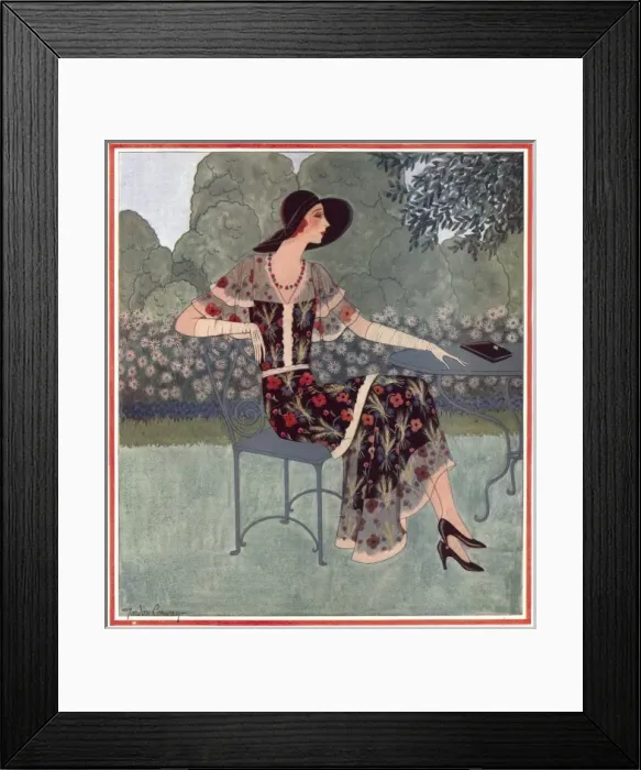 Framed Print : Tatler fashions for July 1930