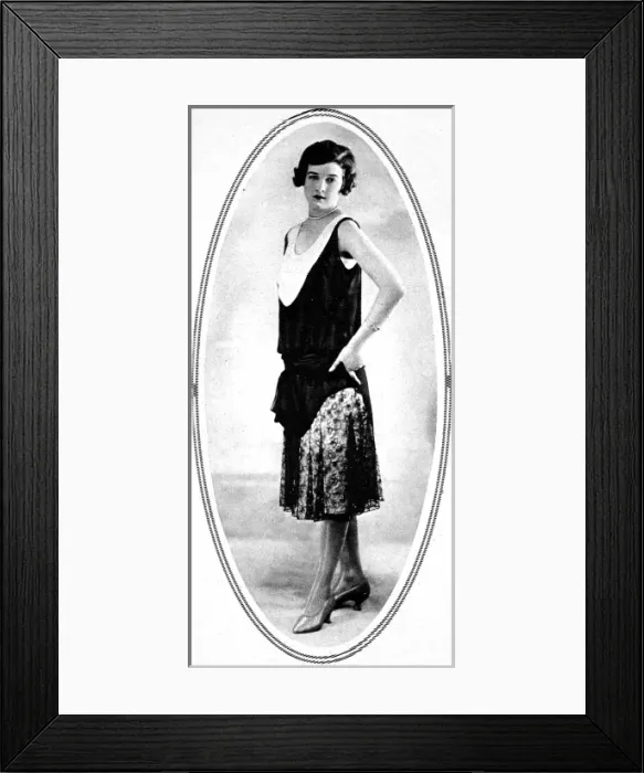 Framed Print : Fashion for dances, 1927 Framed Print : Fashion for dances, 1927