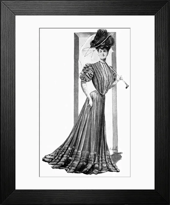 Framed Print : Ladies fashion, June 1906 Framed Print : Ladies fashion, June 1906