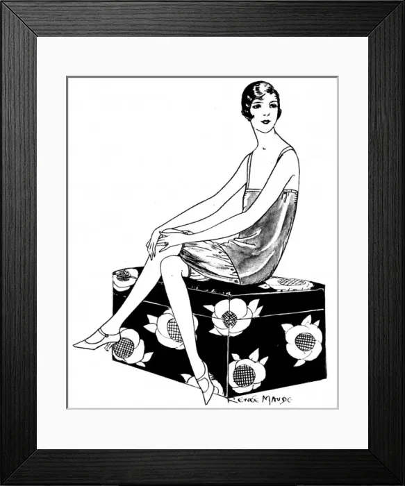 Framed Print : Silk Cami-bocker, 1926 Framed Print : Silk Cami-bocker, 1926