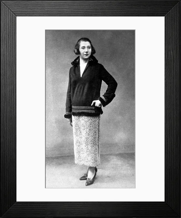 Framed Print : Ladies fashions for September 1923