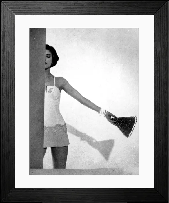 Framed Print : Swimwear Fashion for 1956 Framed Print : Swimwear Fashion for 1956