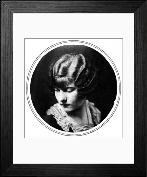 Framed Print : The Wave Hairstyle, 1926 Framed Print : The Wave Hairstyle, 1926