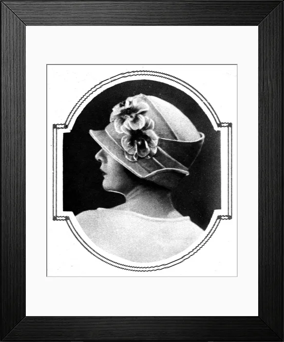 Framed Print : Summer head-wear, 1926 Framed Print : Summer head-wear, 1926