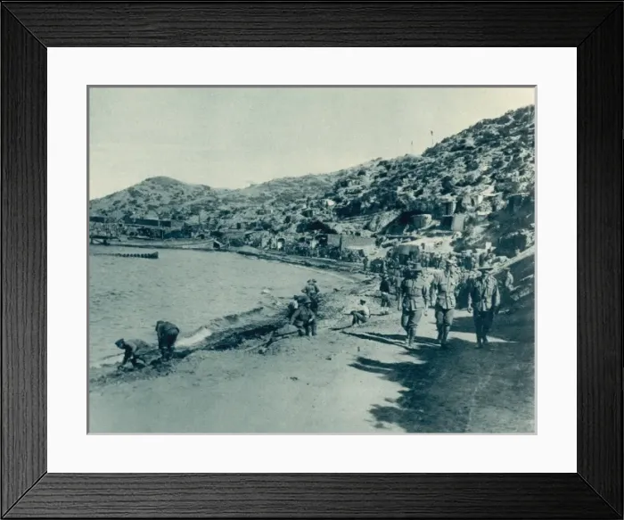 Framed Print : A view of Anzac Cove, west coast of Gallipoli Framed Print : A view of Anzac Cove, west coast of Gallipoli