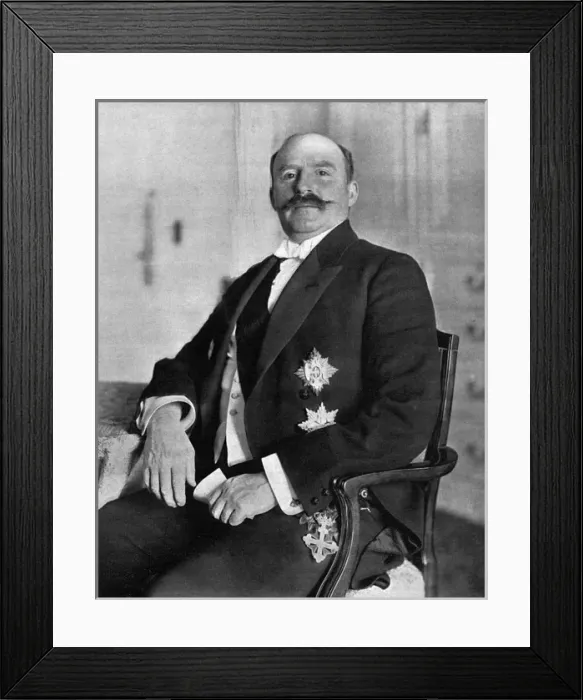 Framed Print : Essad Pasha, President of the government of Albania Framed Print : Essad Pasha, President of the government of Albania
