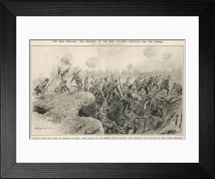 Framed Print : Saying what they think of treason at home Framed Print : Saying what they think of treason at home