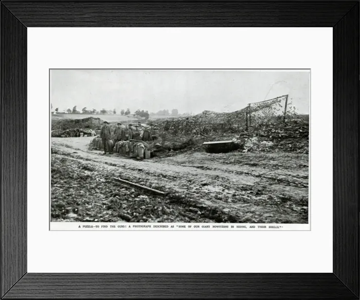 Framed Print : Giants in hiding 1916
