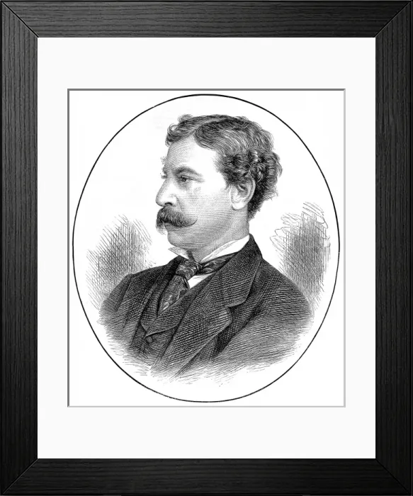 Framed Print : James Gordon Bennett (1841-1918)