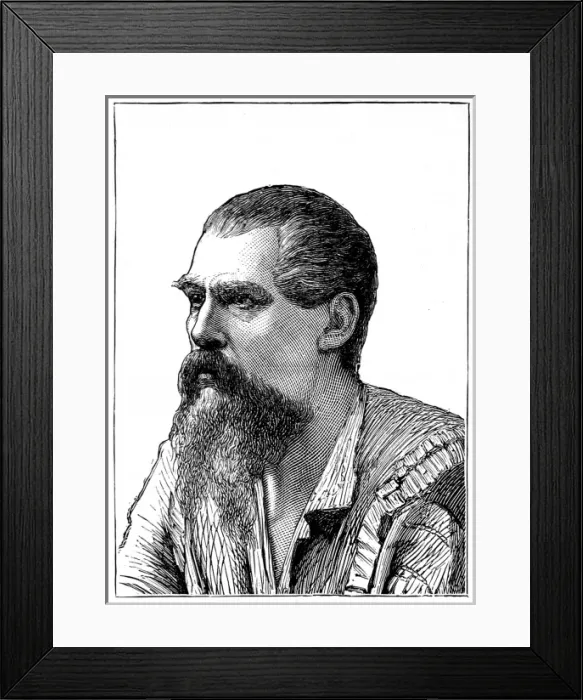 Framed Print : Sir Richard Francis Burton (1821-1890) Framed Print : Sir Richard Francis Burton (1821-1890)